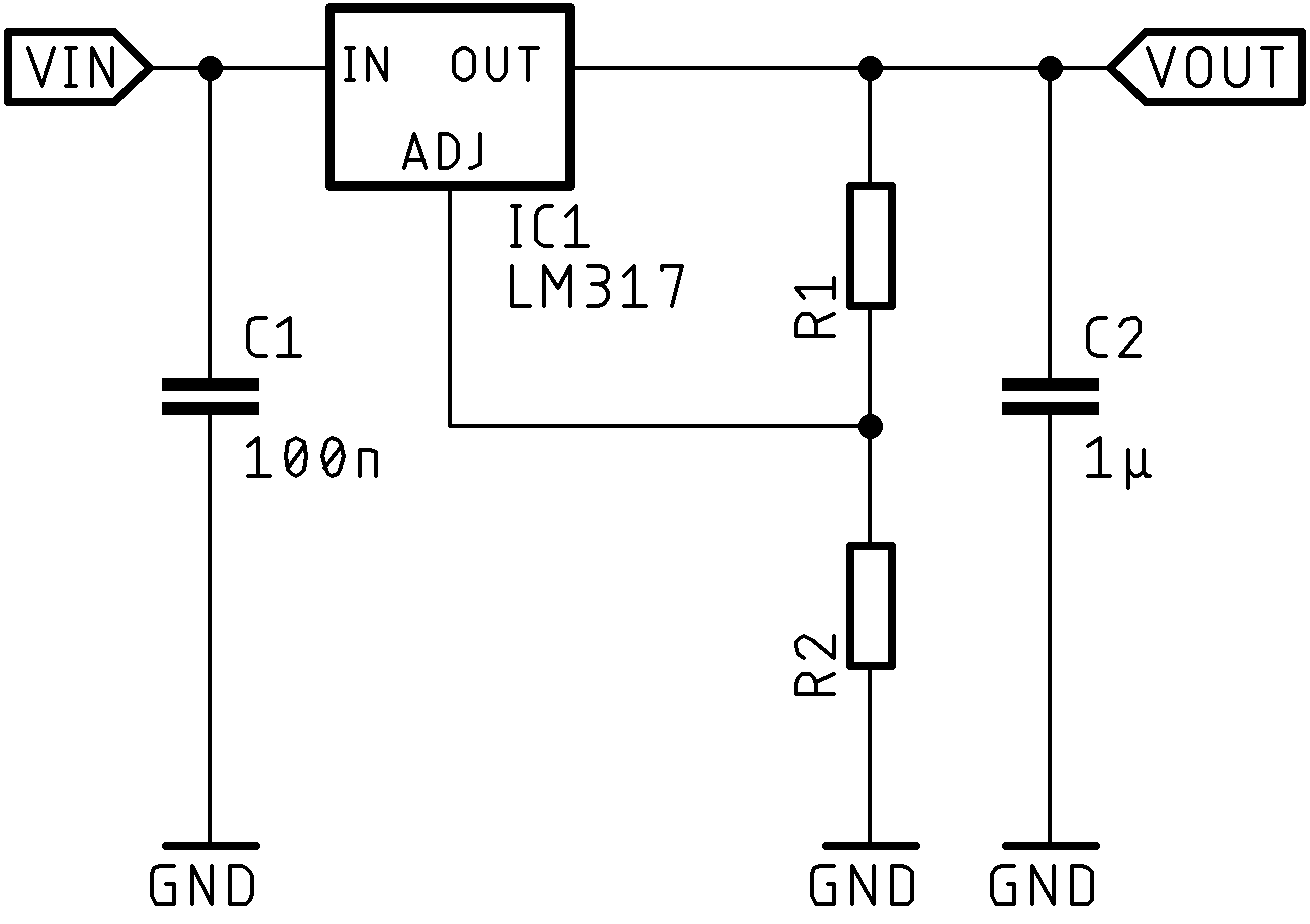 alt: "LM317 als variable Spannungsquelle", w:50